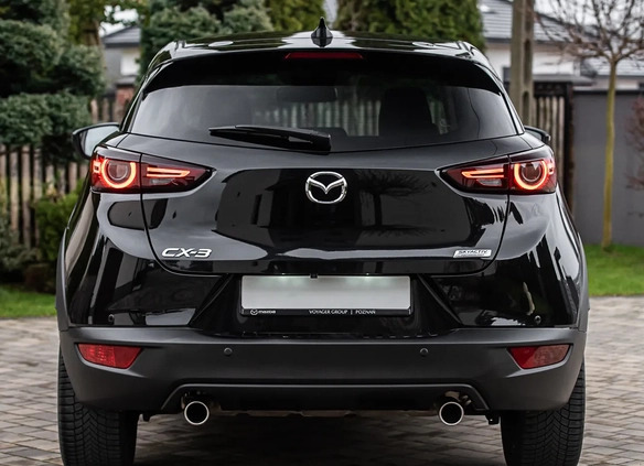 Mazda CX-3 cena 76900 przebieg: 83800, rok produkcji 2018 z Człuchów małe 497